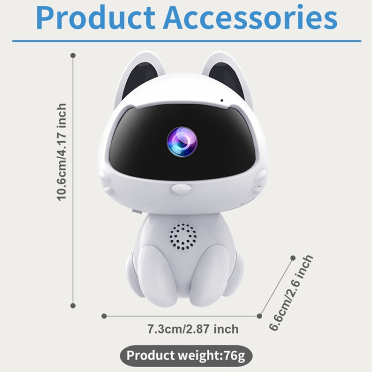 K9 Cute Pets Smart Home Camera, Support Night Vision & Two-way Voice & Motion Detection, K9 K9 Cute Pets Smart Home Camera, Support Night Vision & Two-way Voice & Motion Detection, K9